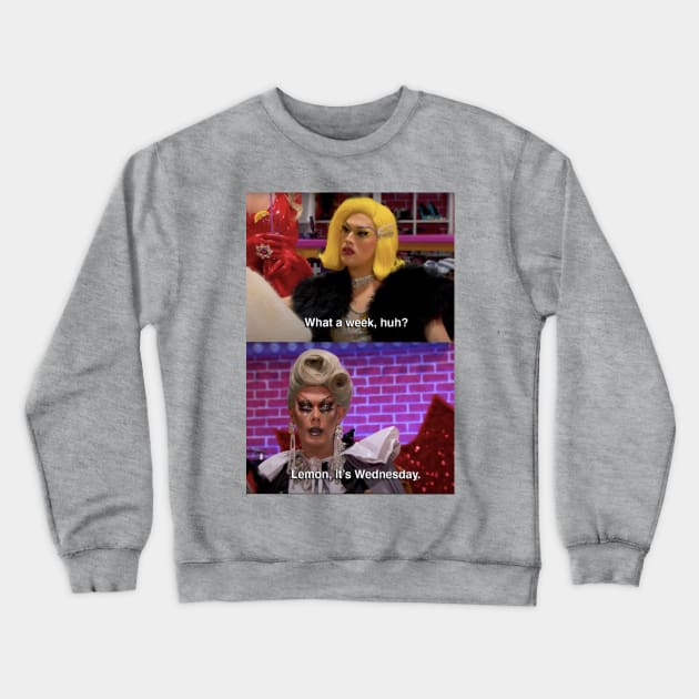 Lemon, it’s drag race. Crewneck Sweatshirt by Princifer